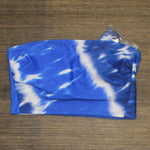 Xhilaration Women's Tie Dye Longline Bandeau Bikini Top AGB50D Blue D/DD
