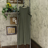A New Day Women's Sleeveless Crewneck Knit Midi Dress