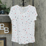 Style & Co. Women's Scoop Neck Patterned T-Shirt