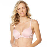 Aria Women's Heavenly Soft Demi Underwire T-Shirt Bra Dahlia Pink 36C