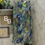 Nina Leonard Women's Printed Powermesh Palazzo Pants