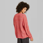 Wild Fable Women's Long Sleeve Button Front Oversized Cardigan
