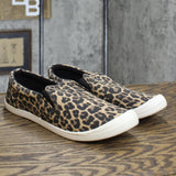 Mad Love Women's Kasandra Leopard Twin Gore Canvas Sneakers\ Leopard Brown 11