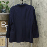 NWT DG2 By Diane Gilman Womens Embroidered Gabardine Blazer. 684244-Plus Plus 1X