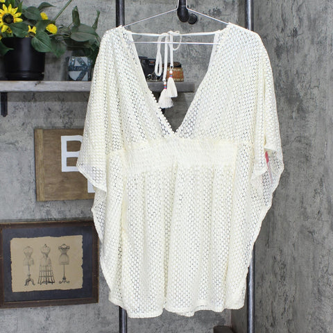 Xhilaration Juniors' Crochet Cut Out Back Cover Up Dress AFN75