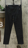 G by Giuliana Women's Downtown Denim Release Hem Colored Jeans Black 4