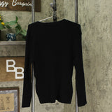 A New Day Women's Ribbed Long Sleeve Button Front Cardigan Sweater