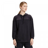 Prologue Women's Velour Paneled Hooded Sweatshirt