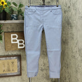 DG2 by Diane Gilman Women's Petite Reversible Twill Pull On Skinny Jeans