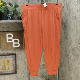 AnyBody Women's Petite Cozy Knit Side Ribbed Jogger Pants