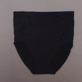 Rhonda Shear Seamless High Waisted Ahh Brief Panty With Lace