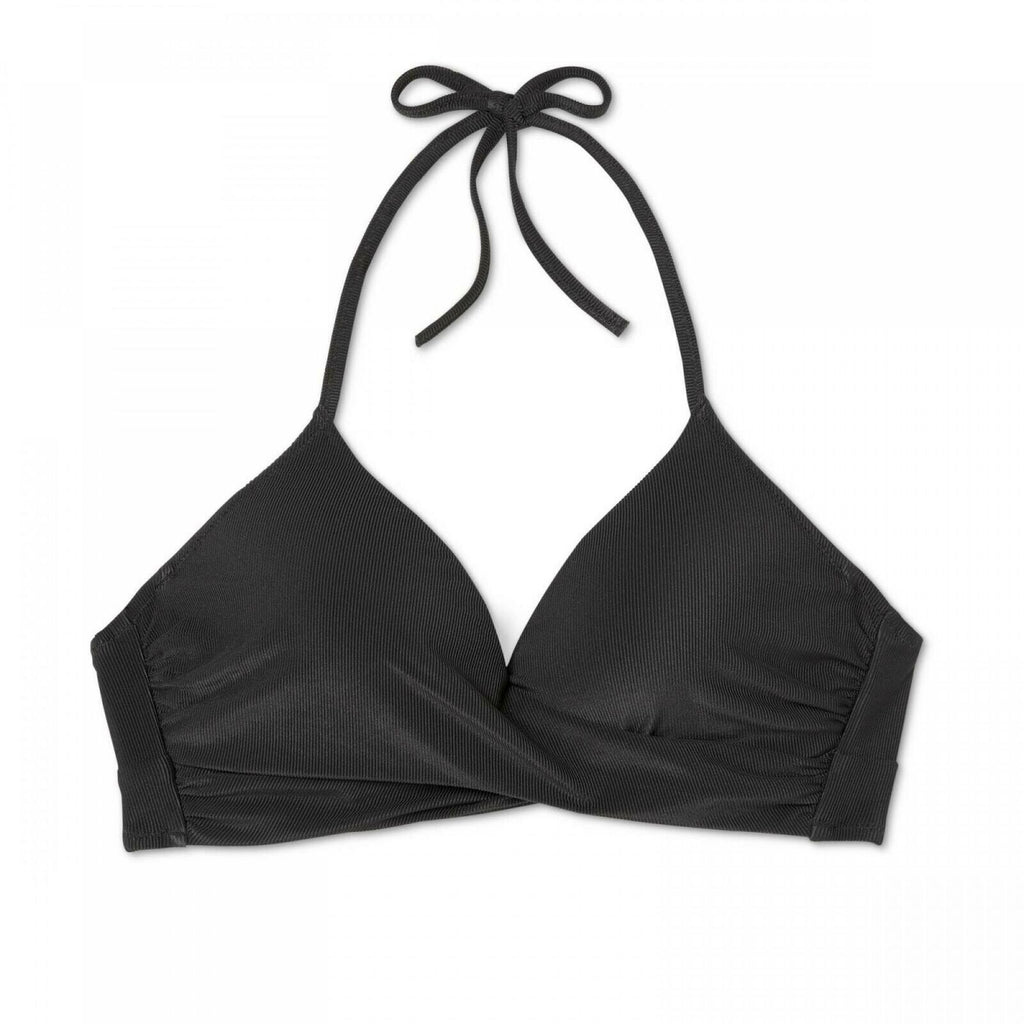 Shade & Shore Women's Dream Light Lined Wrap Front Ribbed Bikini Top –  Biggybargains