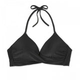Shade & Shore Women's Dream Light Lined Wrap Front Ribbed Bikini Top