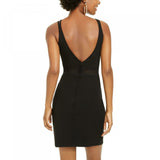 City Studio Women's Junior Fit Crisscross Bodycon Dress