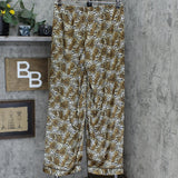 Victoria's Secret Womens Faux Silk Pajama Sleep Shirt Pants Set
