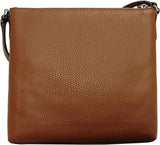Kate Spade New York Top-Zip Leather Crossbody Bag Warm Gingerbread Brown
