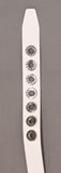 DKNY Women's Pebbled Faux Leather Grommet Belt