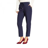 A New Day Women's Crepe Stretch Jogger Pants Navy XS