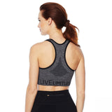 Copper Fit Women's Seamless Zip Front Sports Bra