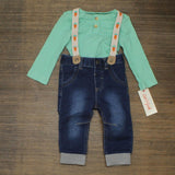 Cat & Jack Baby Boys' Bunny Carrot Top & Bottom Set