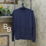 Calvin Klein Men's Solid Merino Wool Pullover Turtleneck Sweater