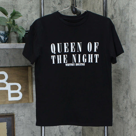 Bravado Women's Whitney Houston Sleep T-Shirt Black Medium