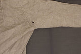 Isaac Mizrahi Live! Mixed Stitch Cascade Shawl Cardigan Sweater Oatmeal XS