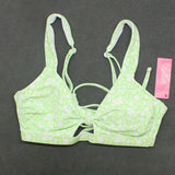 Xhilaration Women's Ribbed Knot-Front Bralette Bikini Top - D/DD