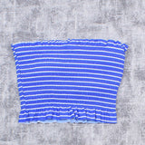 Xhilaration Women's Smocked Bandeau Bikini Top