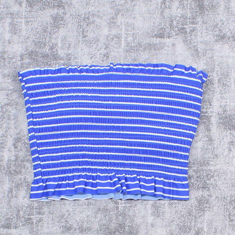 Xhilaration Women's Smocked Bandeau Bikini Top