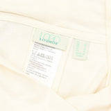 LOGO by Lori Goldstein French Terry Knit Top Cream White Small