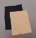 Rhonda Shear 2 Pack Lightweight Longline Shaper Bottoms Black/ Nude Large