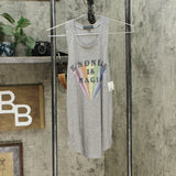 NWT Fifth Sun Women's Kindness Is Magic Scoop Neck Tank Top. VLIN1764 X-Small