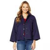 Motto Women's Plus Size Poplin Anorak Jacket