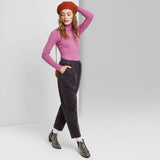 Wild Fable Women's High-Rise Drawstring Corduroy Pants