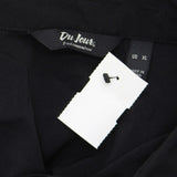 Du Jour Women's Button Front Shirt Midi Dress With Tie Detail