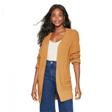 Xhilaration Women's Long Sleeve V-Back Cardigan
