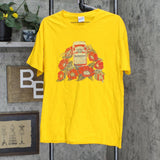 Junk Food Mens Budweiser Flowers Short Sleeve Graphic Tee T-shirt Gold Yellow M