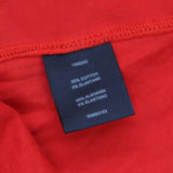 Tommy Hilfiger Women's Embroidered Logo Side Stripe T-Shirt Dress Red XL