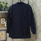 DG2 by Diane Gilman Women's Ponte Blazer Jacket Navy 2X