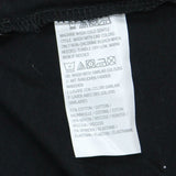 Denim & Co. Essentials Round Neck Fit And Flare Henley Knit Top Black Small