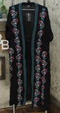 Curations Women's Embroidered Gauze Kaftan Cover Up