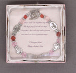 Novelty, Inc. Mother's Day Beaded Charm Bracelet for Mom