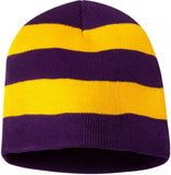 Sportsman Rugby Striped Knit Beanie. SP01 One Size