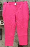 Lemon Way Women's Plus Size Flawless Stretch Twill Pull On Ankle Pants