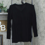 NWT Isaac Mizrahi Live! 2-Ply Cashmere V-neck Tunic Sweater. A296236 X-Small