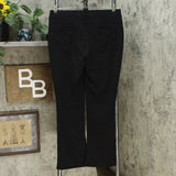 DG2 by Diane Gilman Pull-On Stretch Ponte Boot-Cut Pants Black Petite Large