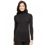 Warm Essentials by Cuddl Duds Women's Long Sleeve Turtleneck Smooth Stretch Shirt