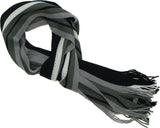 ZUZIFY Men's Striped Long Knit Winter Scarf. ZUZ0012