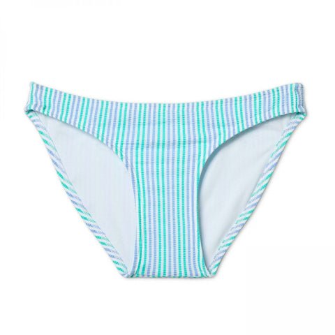 Xhilaration Women's Seersucker Hipster Bikini Bottom